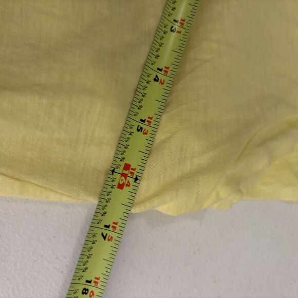 C&C California Tank Top Women's Medium Yellow Round Neck Sleeveless Basic - Picture 9 of 10